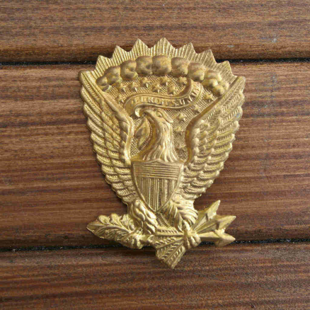CIVIL WAR CONFEDERATE OR US CAVALRY INDIAN WAR BRASS BELT BUCKLE HARDEE EAGLE