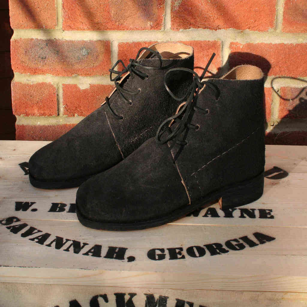 Scarpe Calzature uomo Stivali Stivali da lavoro e anfibi Jefferson Brogans Smooth Side Leather Civil War 