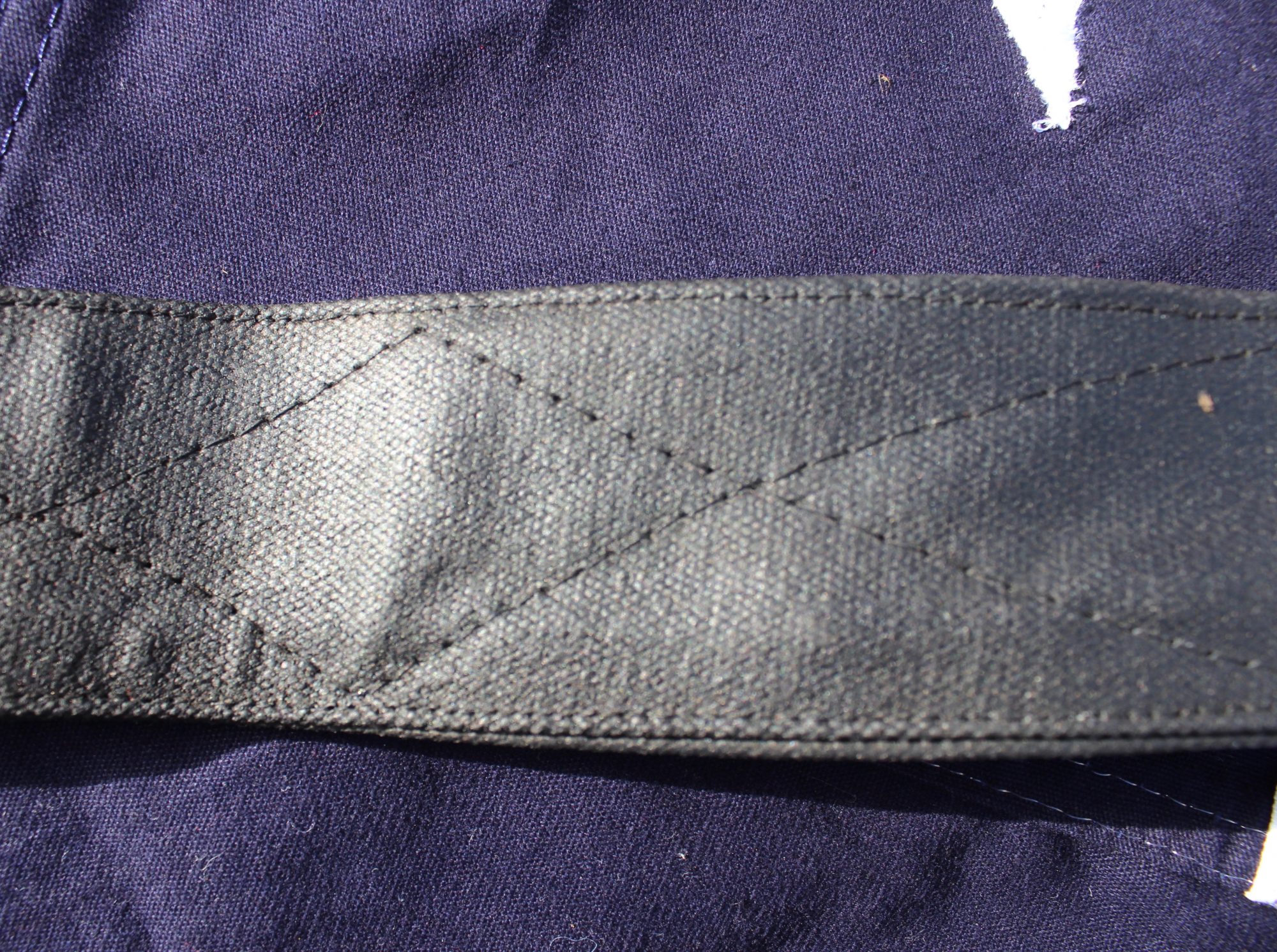 Confederate Infantry Tarred Canvas Cartridge Box Sling - Civil War Sutler